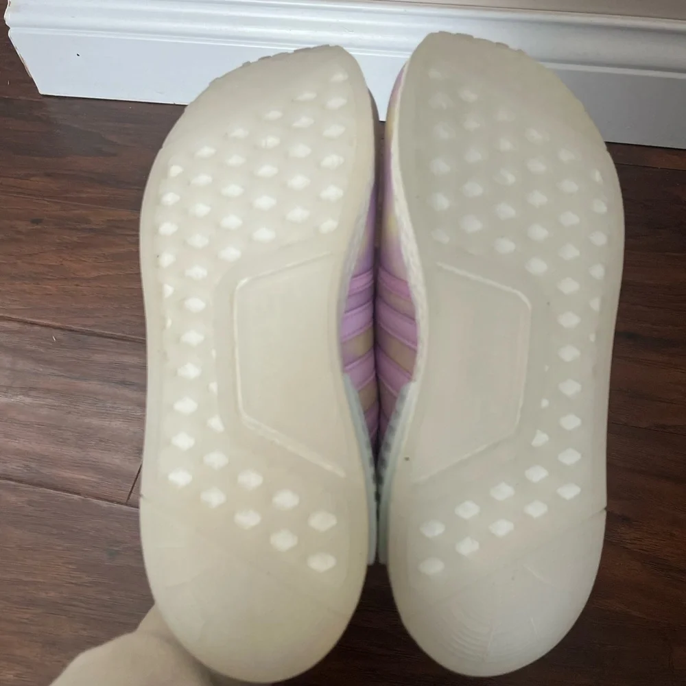 Adidas J Bliss Lilac and Yellow Sneakers-NWOT Size 4.5